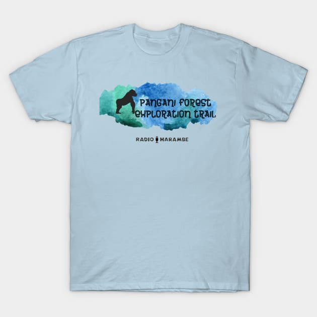 Pangani Forest Exploration Trail T-Shirt by RadioHarambe